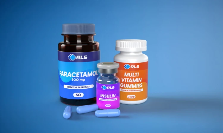 pharmaceutical labels on products